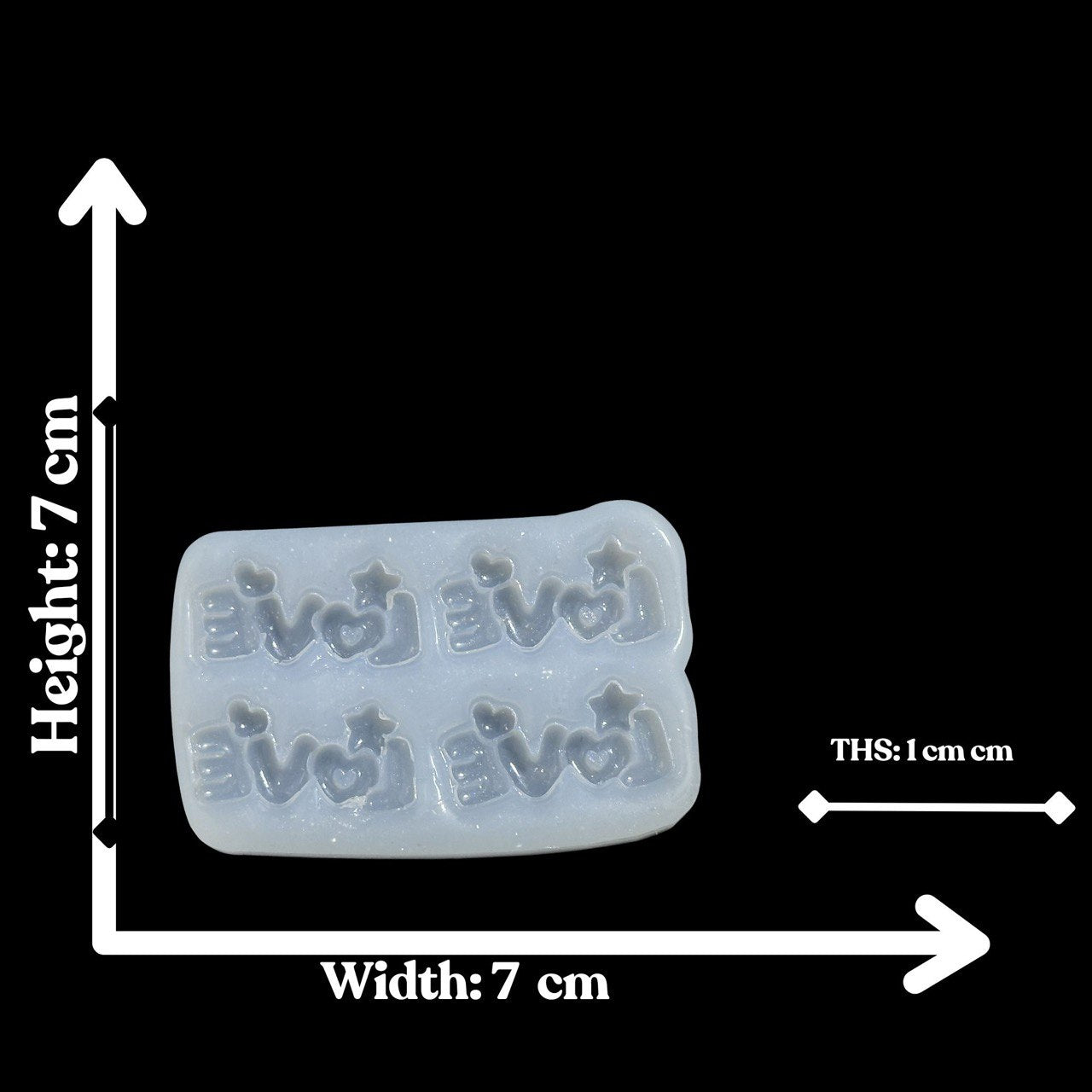 Love Silicone Mold - Ideas Decor Shop