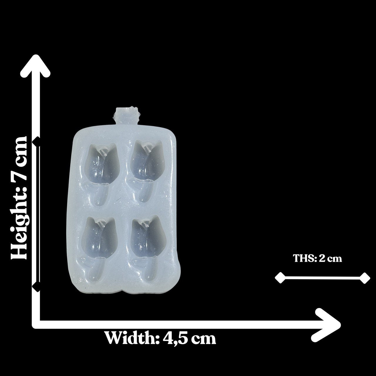 Mini Tulip Silicone Mold - Ideas Decor Shop