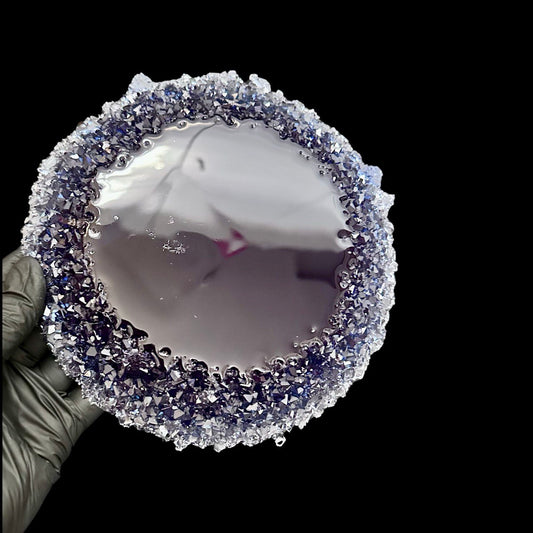 Silicone Mold Crystal Edge Coaster