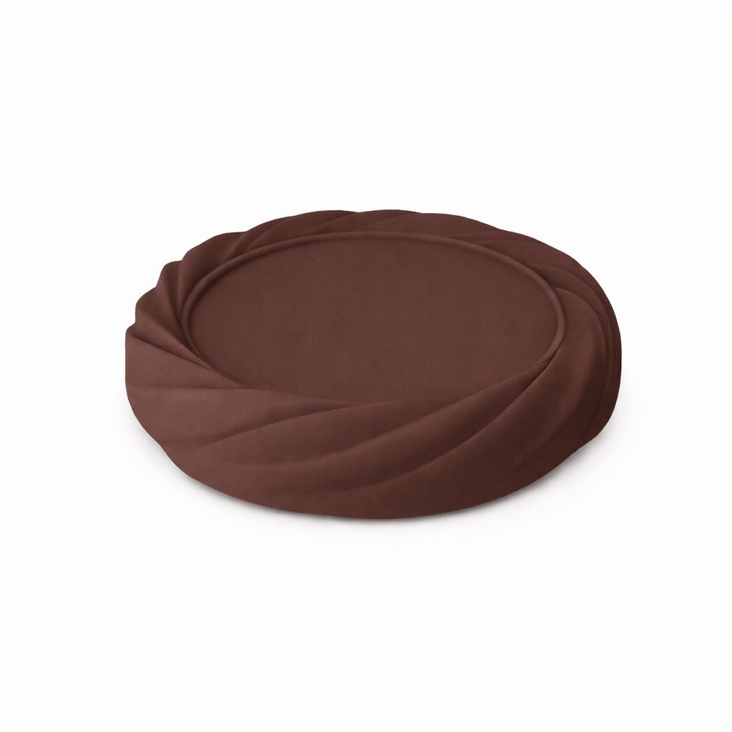 Silicone Mold Matte Round Tray