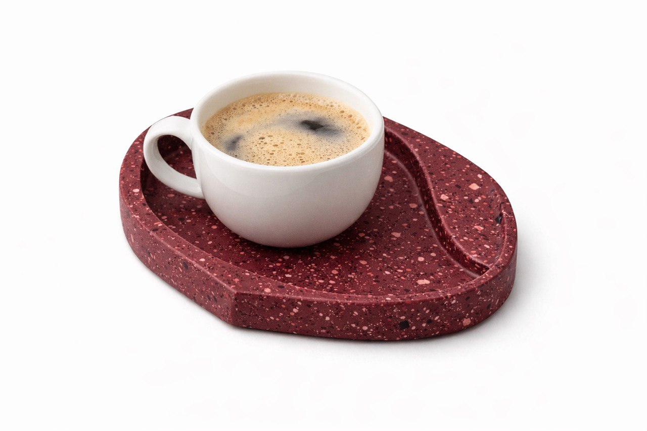 Matte Silicone Mold Organic Stone Collection Tray