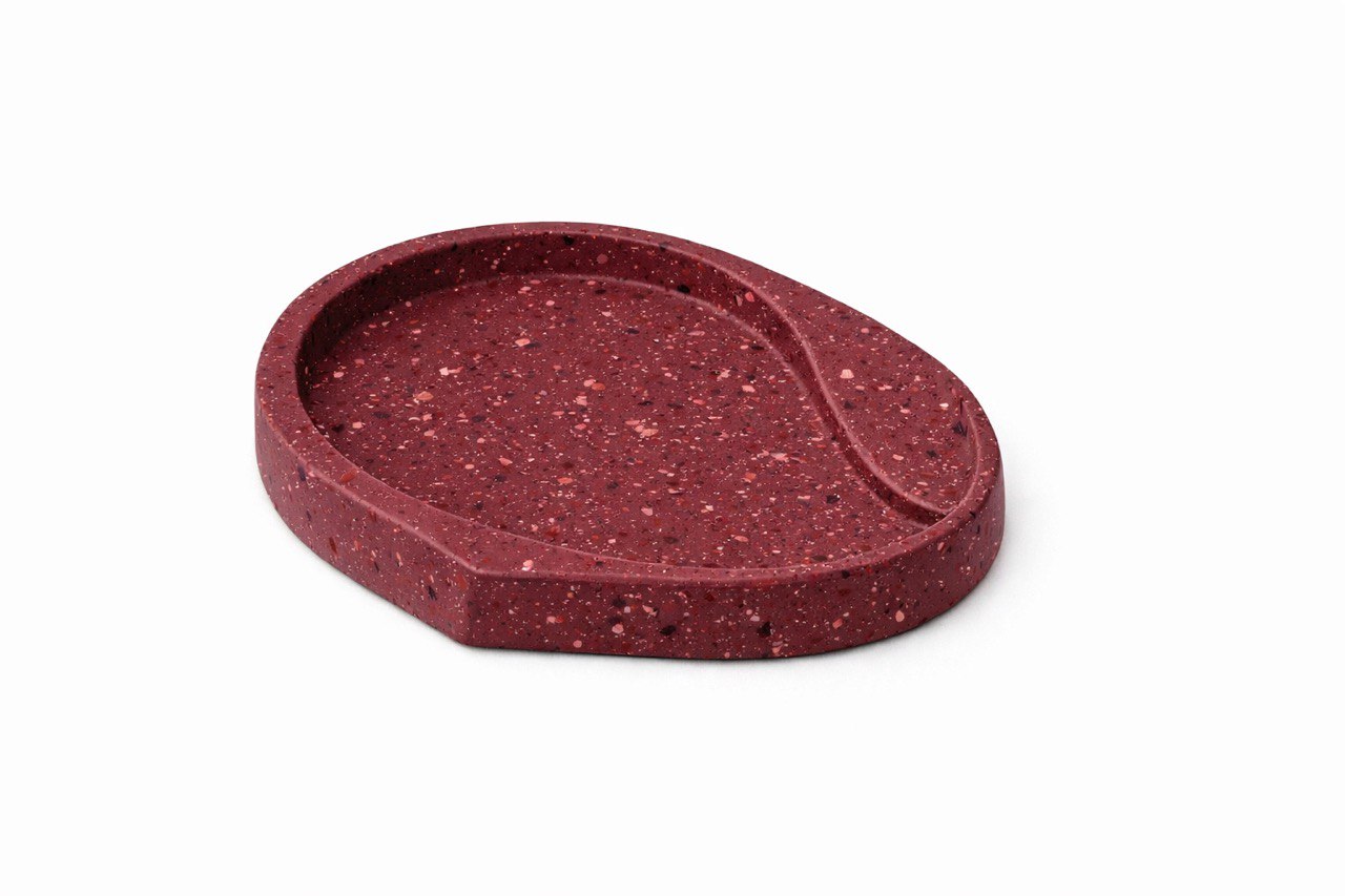 Matte Silicone Mold Organic Stone Collection Tray