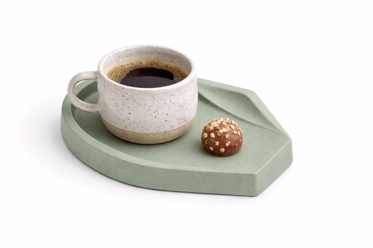 Silicone Mold Organic Stone Collection Tray