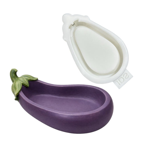Matte Silicone Eggplant Tray Mold: