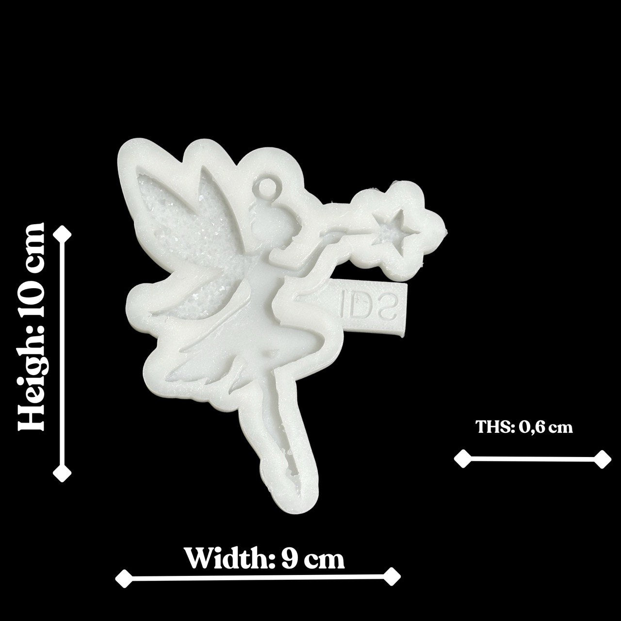 Fairy Silicone Mold with Crystal Wings