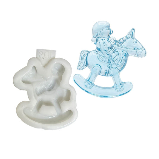 Rocking Horse Christmas Silicone Mold