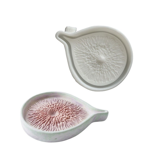 Matte Realistic Fig Tray Silicone Mold