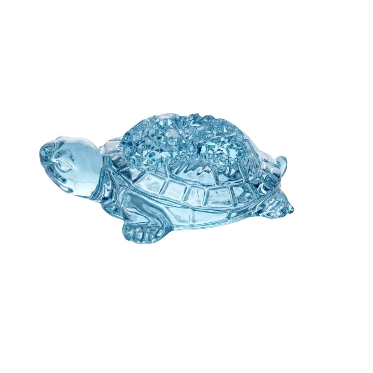 Large Turtle Silicone Mold with Crystal Druzy Texture