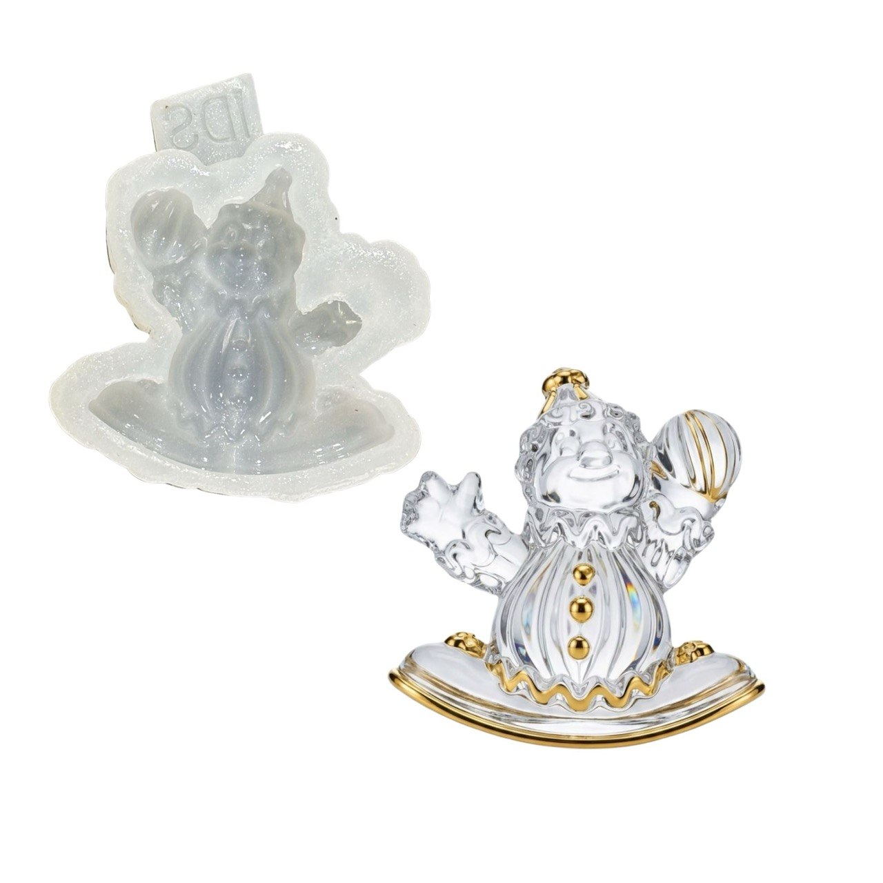 Pierrot Clown Silicone Mold for Resin