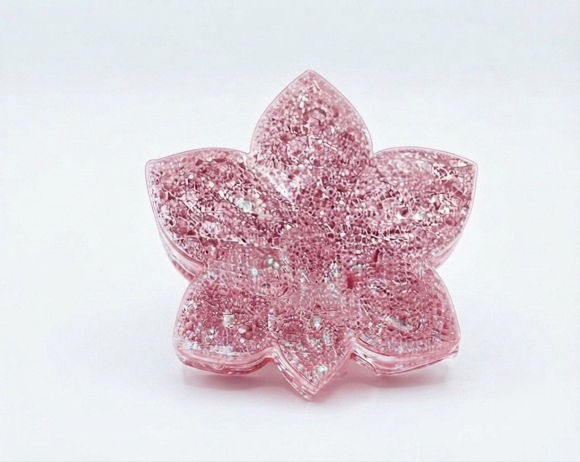 Orchid Silicone Mold with Crystalline Druzy Texture