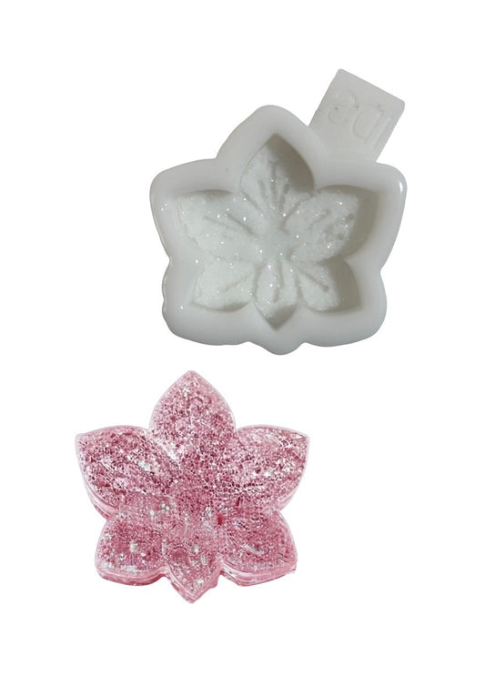 Orchid Silicone Mold with Crystalline Druzy Texture