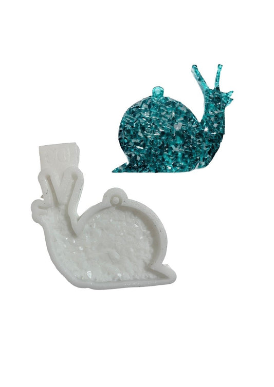 Silicone Mold Crystal Druzy Snail
