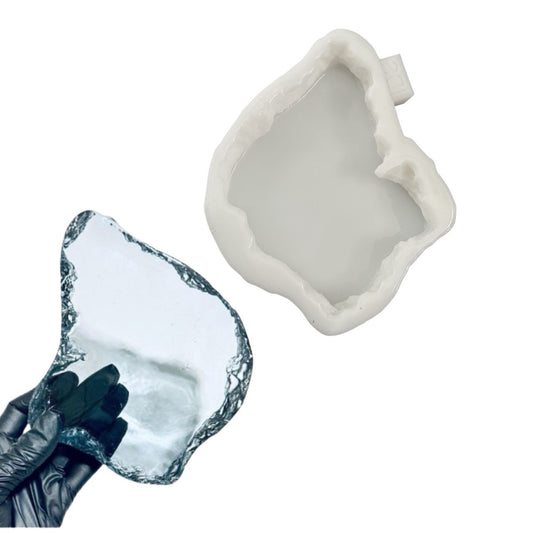 Modern Irregular Edge Silicone Tray Mold | 17×14 cm