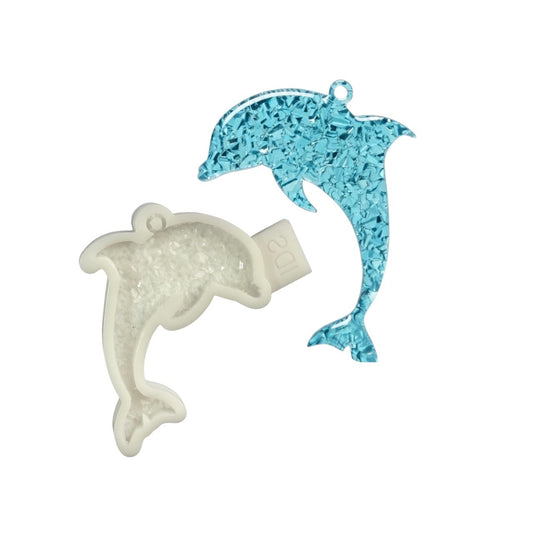 Dolphin Druzy Silicone Mold