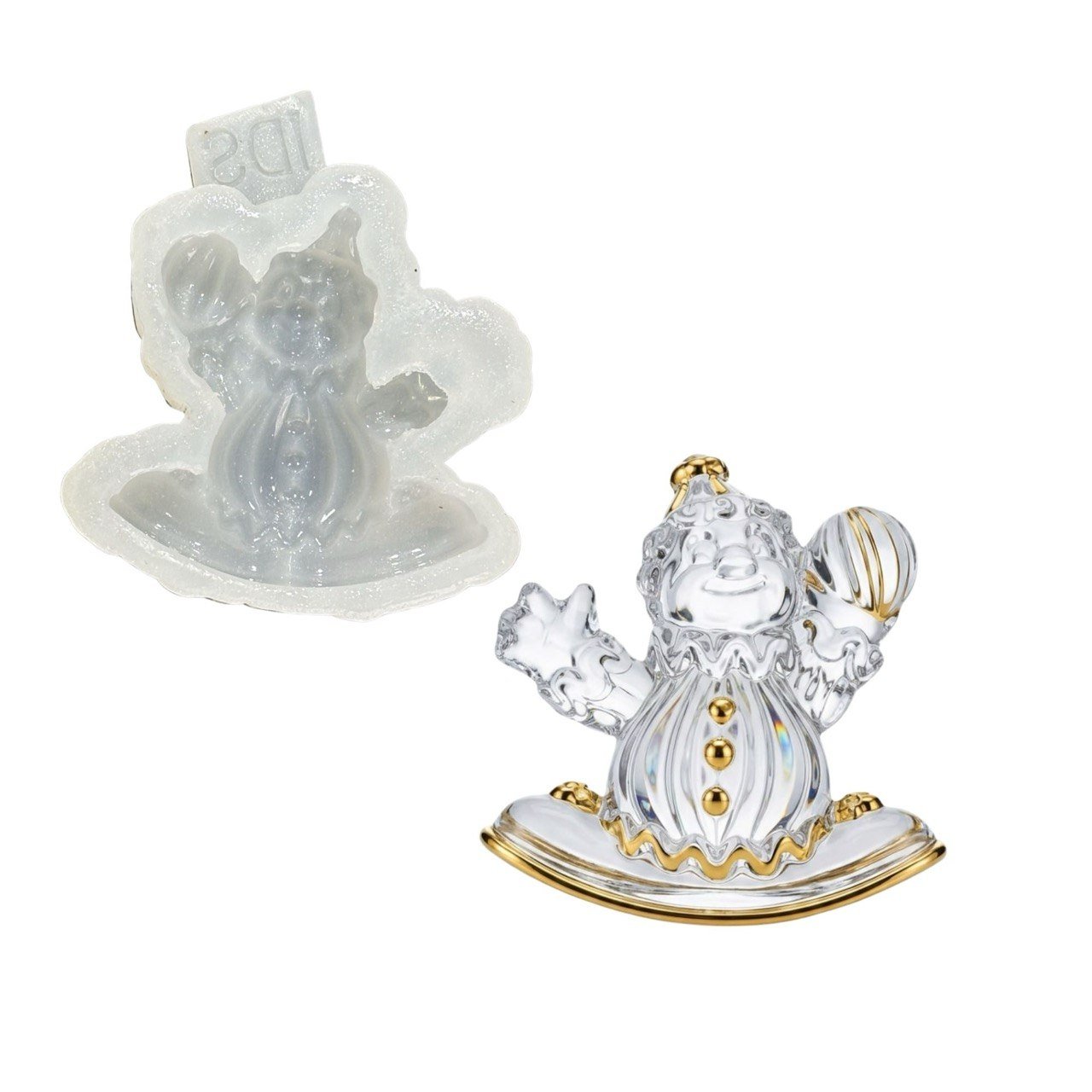 Pierrot Clown Silicone Mold for Resin - Ideas Decor Shop