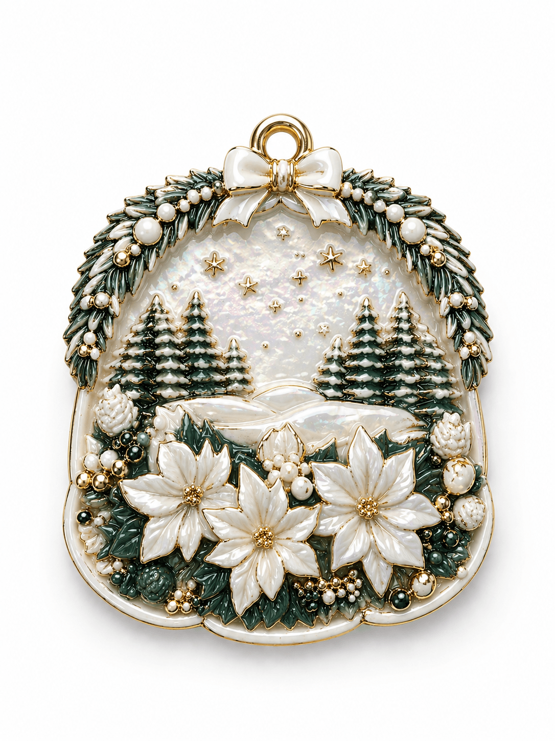 Poinsettia Ornament Silicone Mold - Ideas Decor Shop