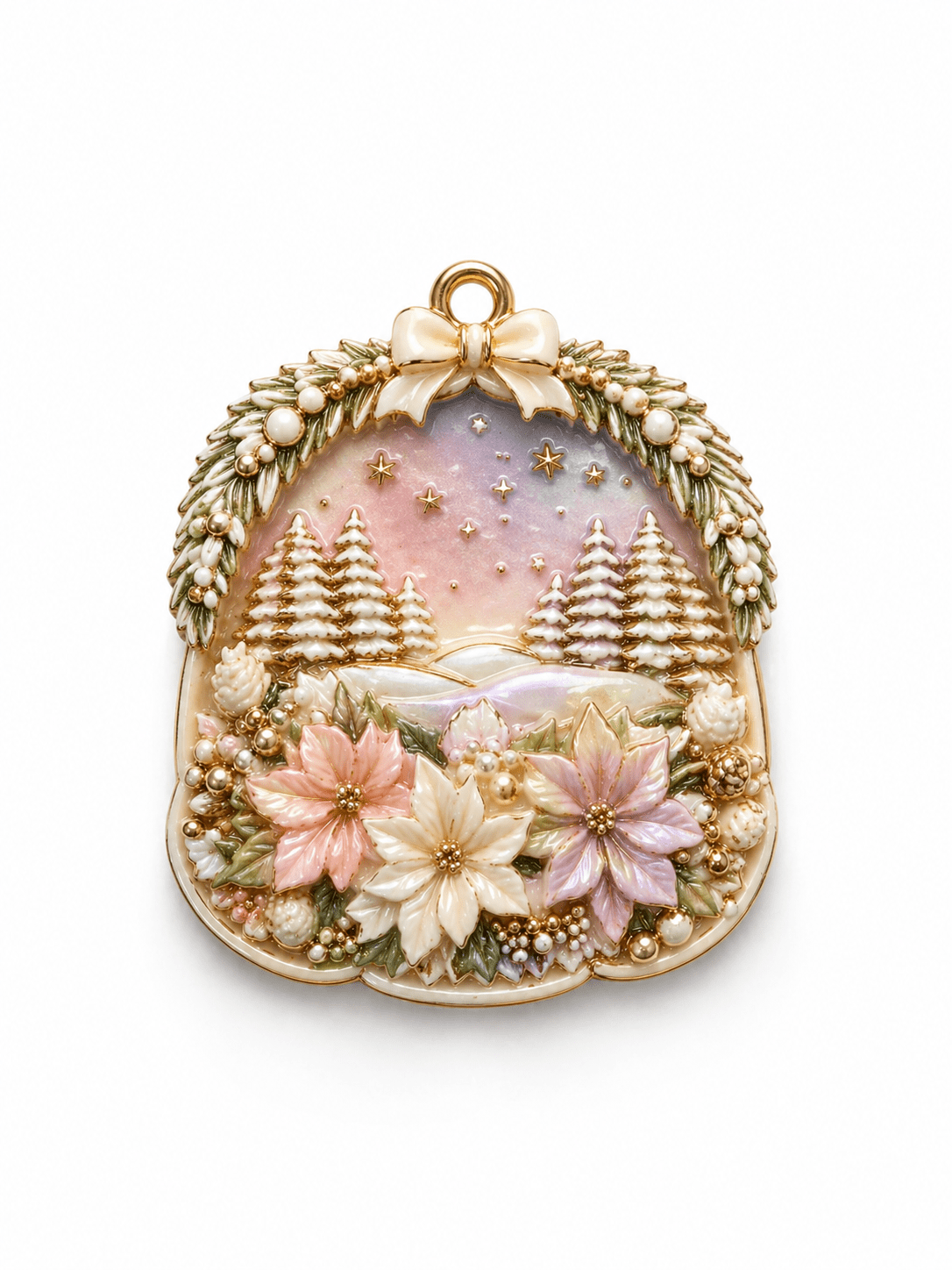 Poinsettia Ornament Silicone Mold - Ideas Decor Shop