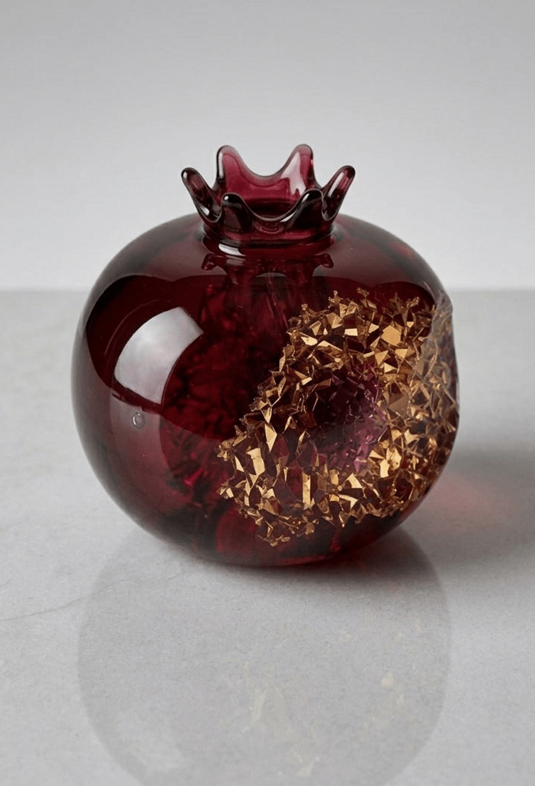 Pomegranate Druzy Effect Silicone Mold - Ideas Decor Shop