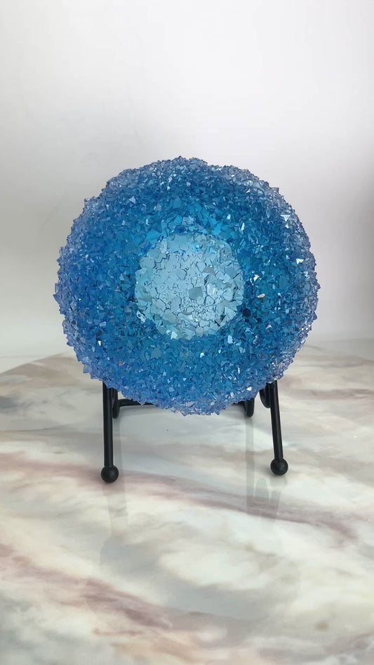 Elevate Your Décor with a Stunning Large Crystal Holder for Exquisite Display