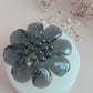 Artistic Delights: Captivating Large Crystal Flower Silicone Mold with Bubbles