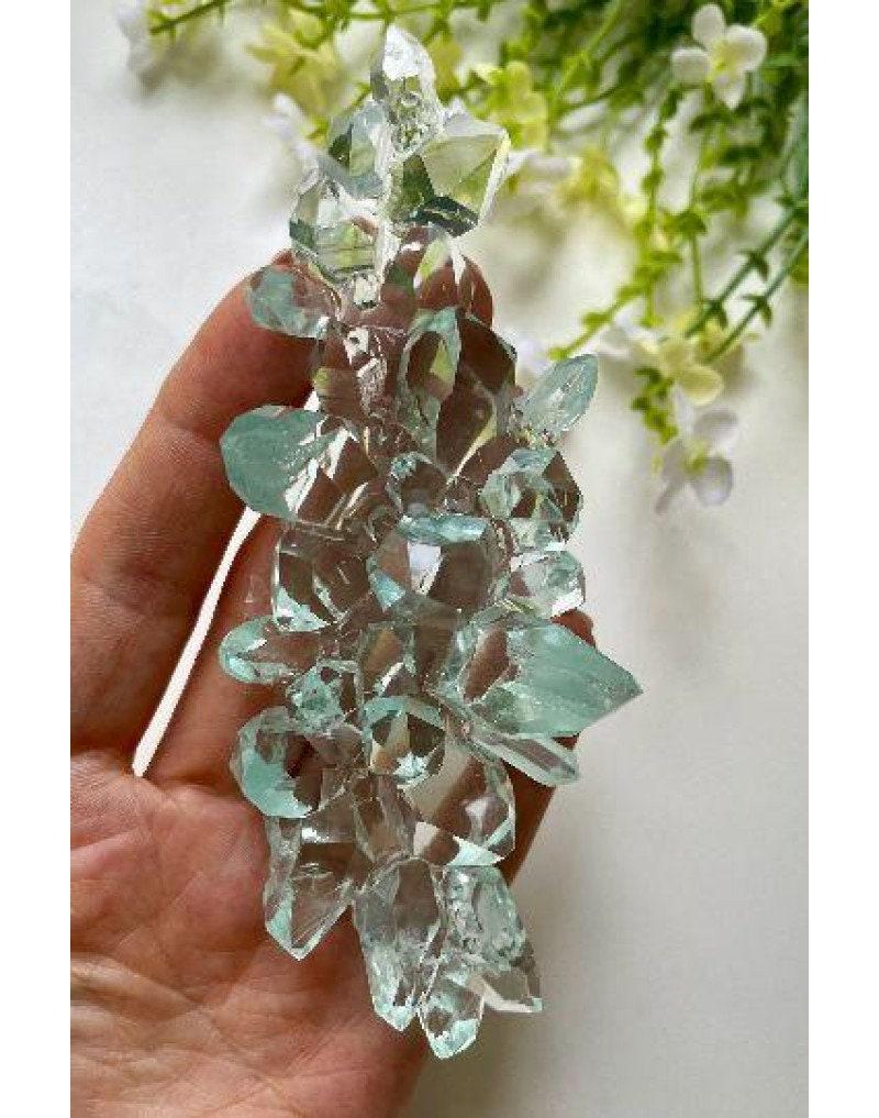 Professional Crystal Cluster Silicone Mold – Large Resin Druzy Tool - Ideas Decor Shop