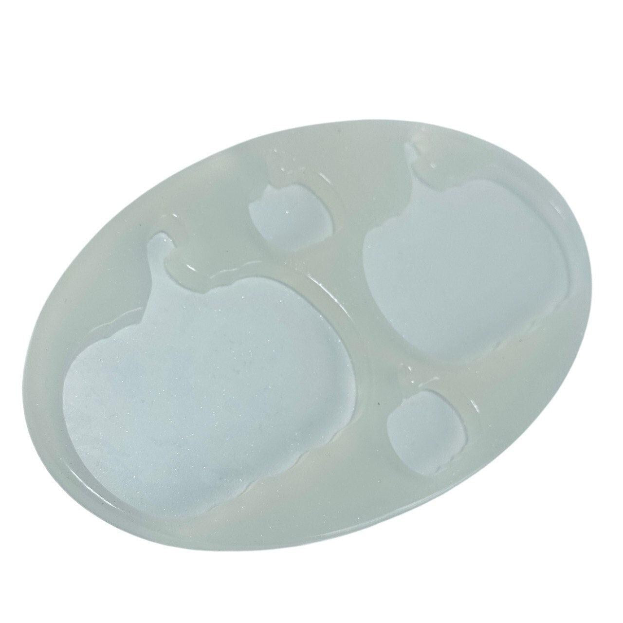 Pumpkin Coaster Set Large Silicone Mold for Resin and Epoxy Art - Ideas Decor Shop