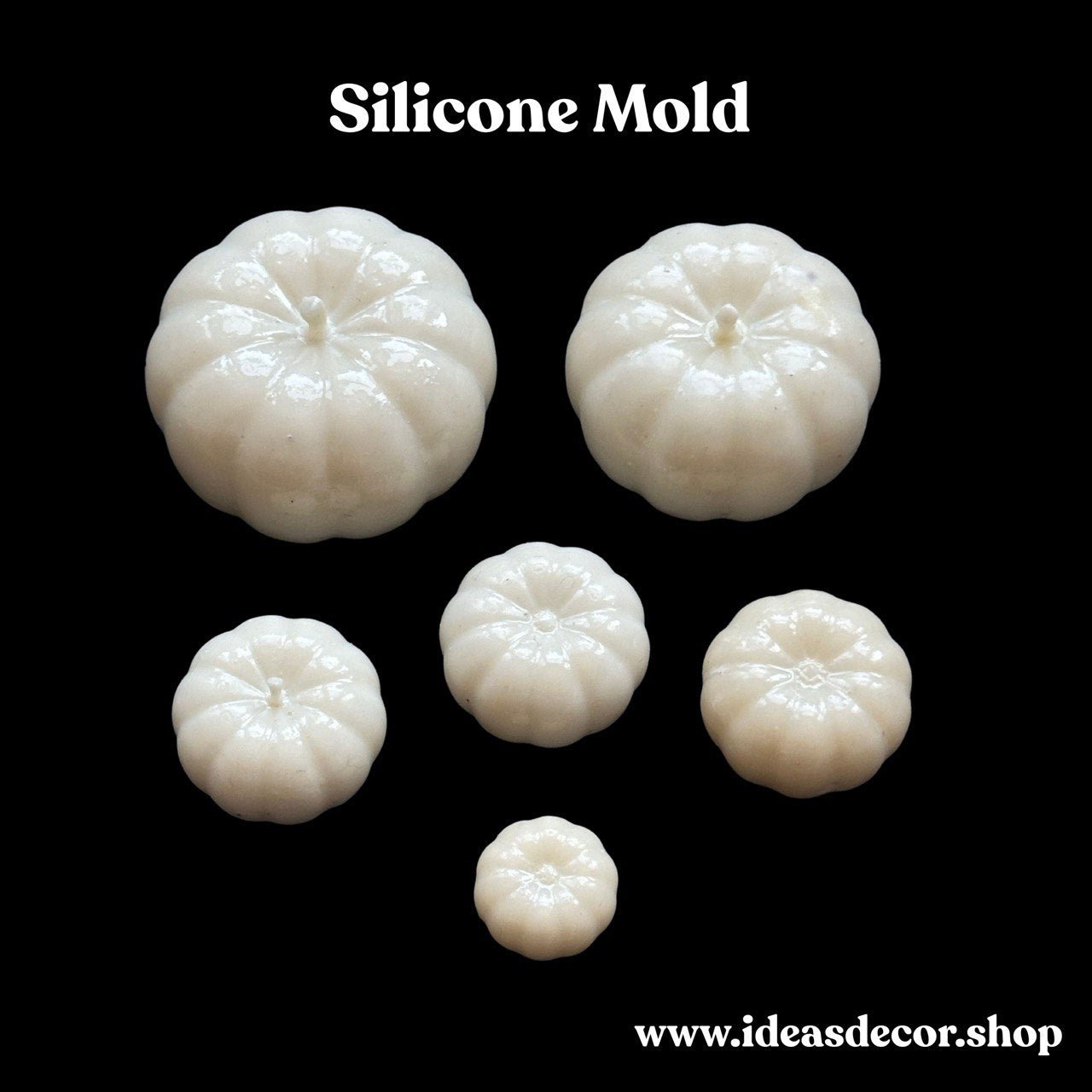 Pumpkin Silicone Mold – One Mold with 6 Mini Pumpkins - Ideas Decor Shop
