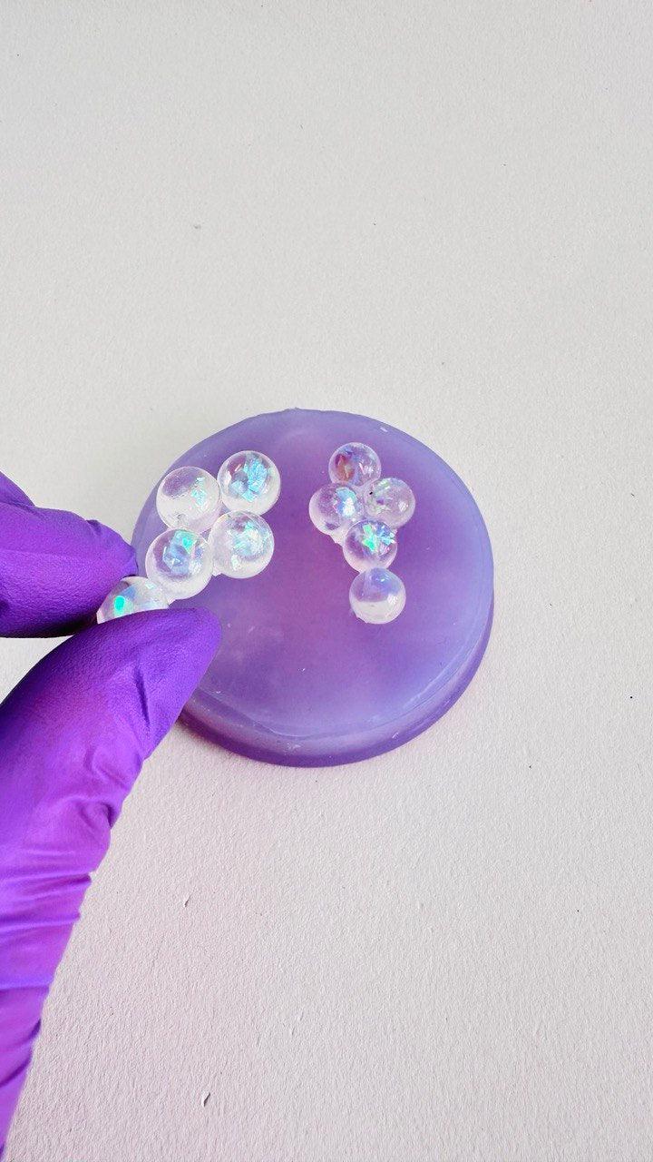 Resin Cross Bubble Jewelry Mold, Pendant - Earrings Set - Ideas Decor Shop