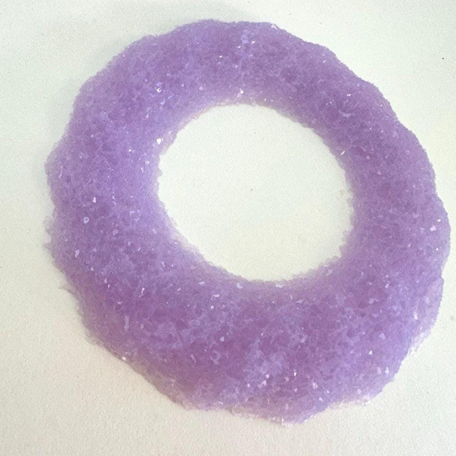 Round Amethyst Druzy Silicone Mold with Bonus Little Druzy - Ideas Decor Shop