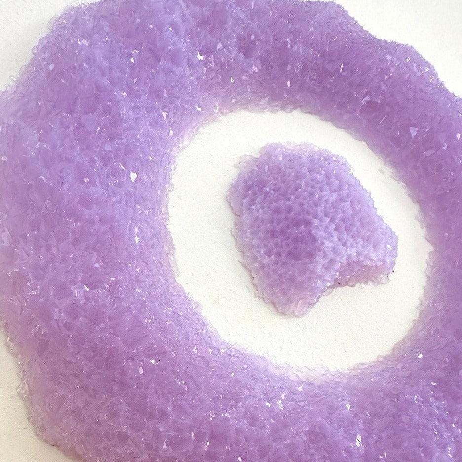 Round Amethyst Druzy Silicone Mold with Bonus Little Druzy - Ideas Decor Shop