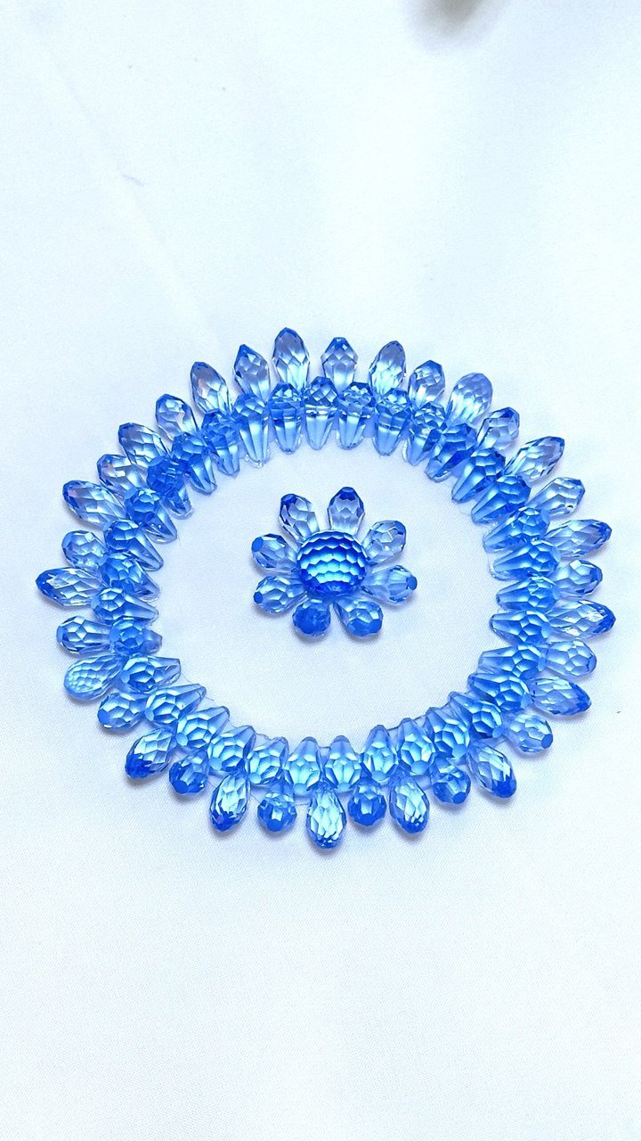 Round Crystal Cluster Silicone Mold Set of 2 - Ideas Decor Shop