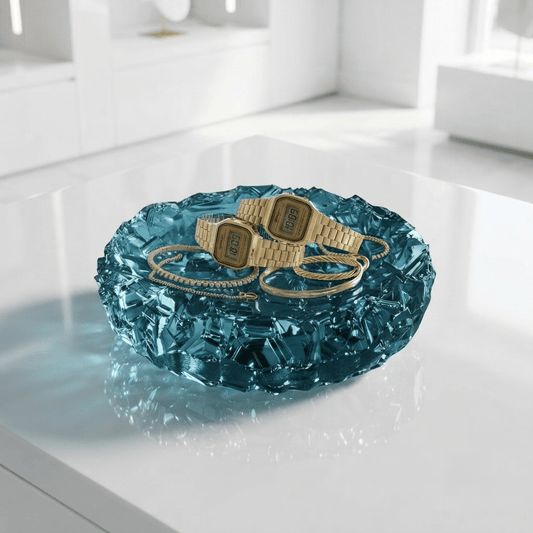 Round Crystal Cluster Tray Mold 14cm Diameter - Ideas Decor Shop
