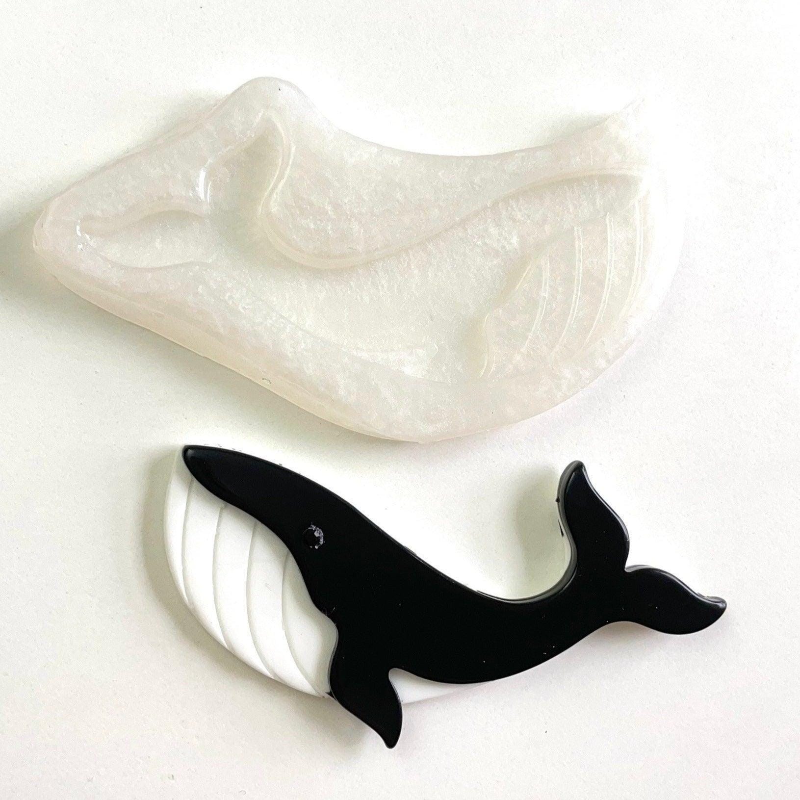 Sea Whale Silicone Mold for Epoxy Resin, Marine and Jewelry Crafts - Ideas Decor Shop