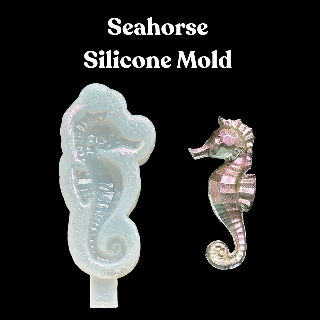 Seahorse Silicone Mold | Ocean Resin Mold for Epoxy, UV Resin - Ideas Decor Shop