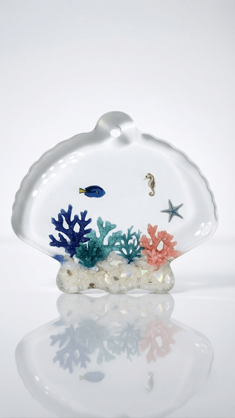 Seashell Silicone Mold Glossy Ocean Shell - Ideas Decor Shop
