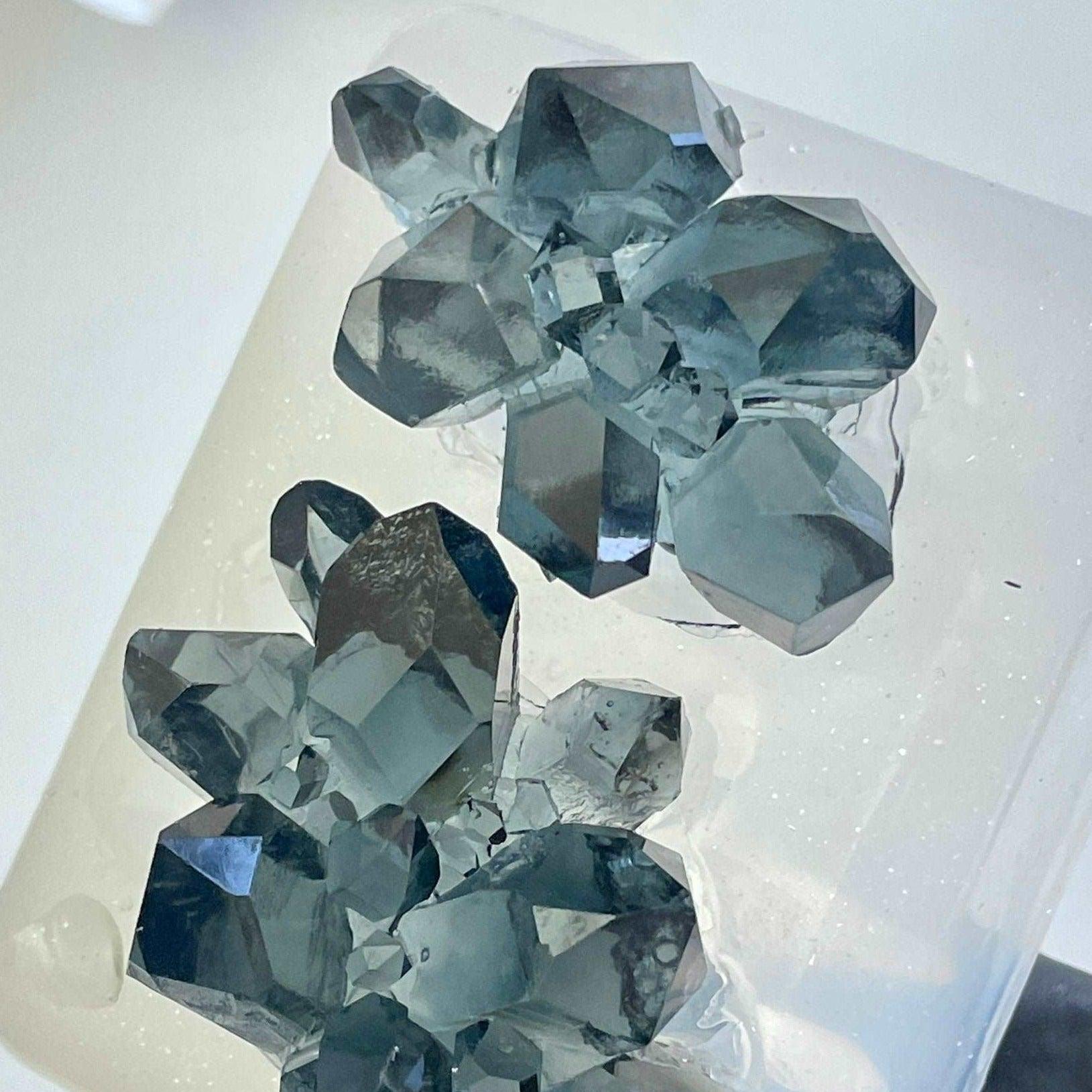 Set of 2 DIY Crystal Molds for Resin Art Projects - Ideas Decor Shop