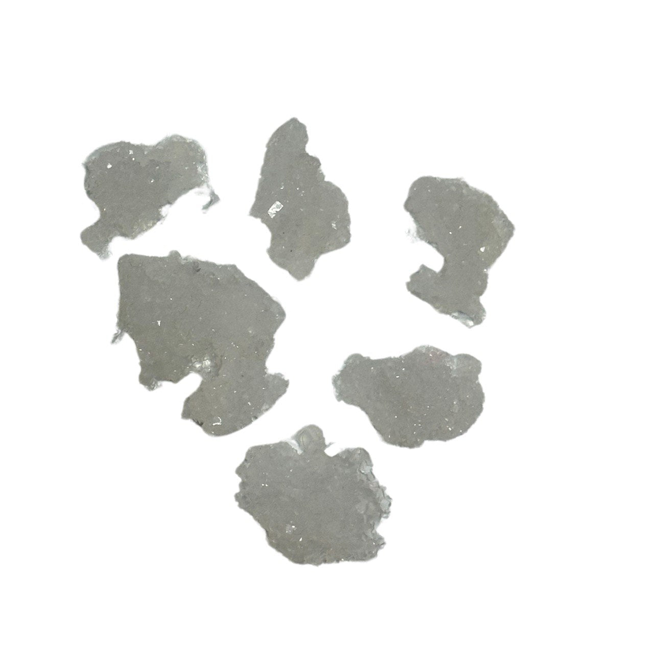 Set of 6 Small Insert Druzy-Style Crystal Silicone Molds with Inserts - Ideas Decor Shop