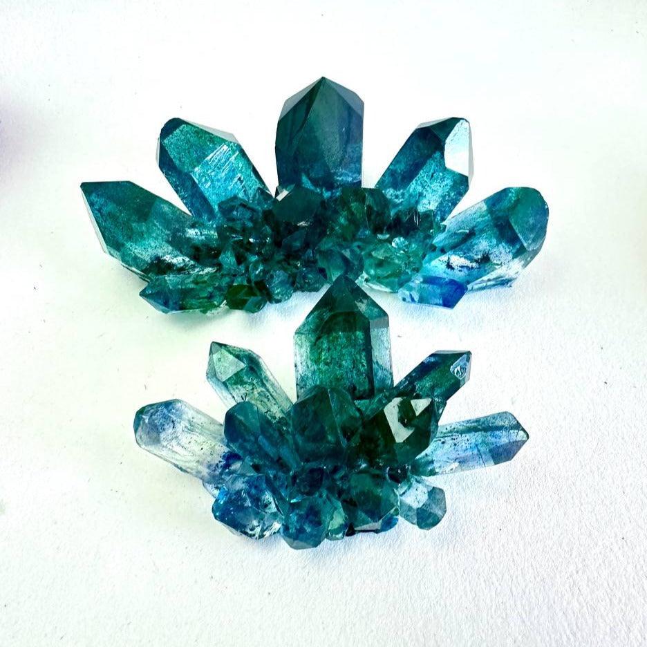 Shiny Crystal Cluster Resin Mould with Druzy Texture - Set of 2 - Ideas Decor Shop