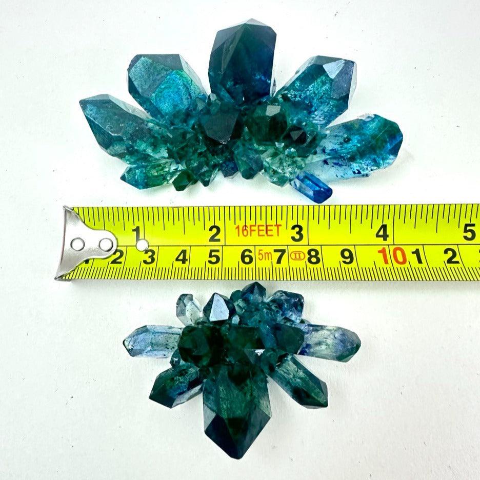 Shiny Crystal Cluster Resin Mould with Druzy Texture - Set of 2 - Ideas Decor Shop