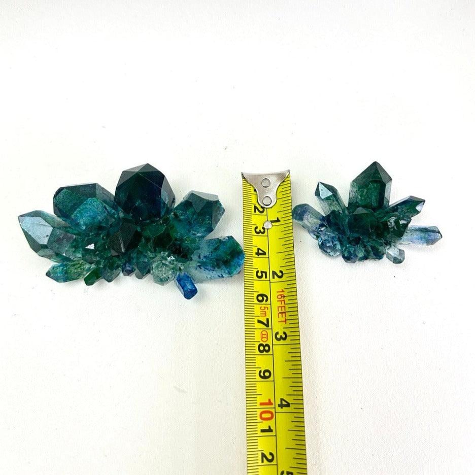 Shiny Crystal Cluster Resin Mould with Druzy Texture - Set of 2 - Ideas Decor Shop