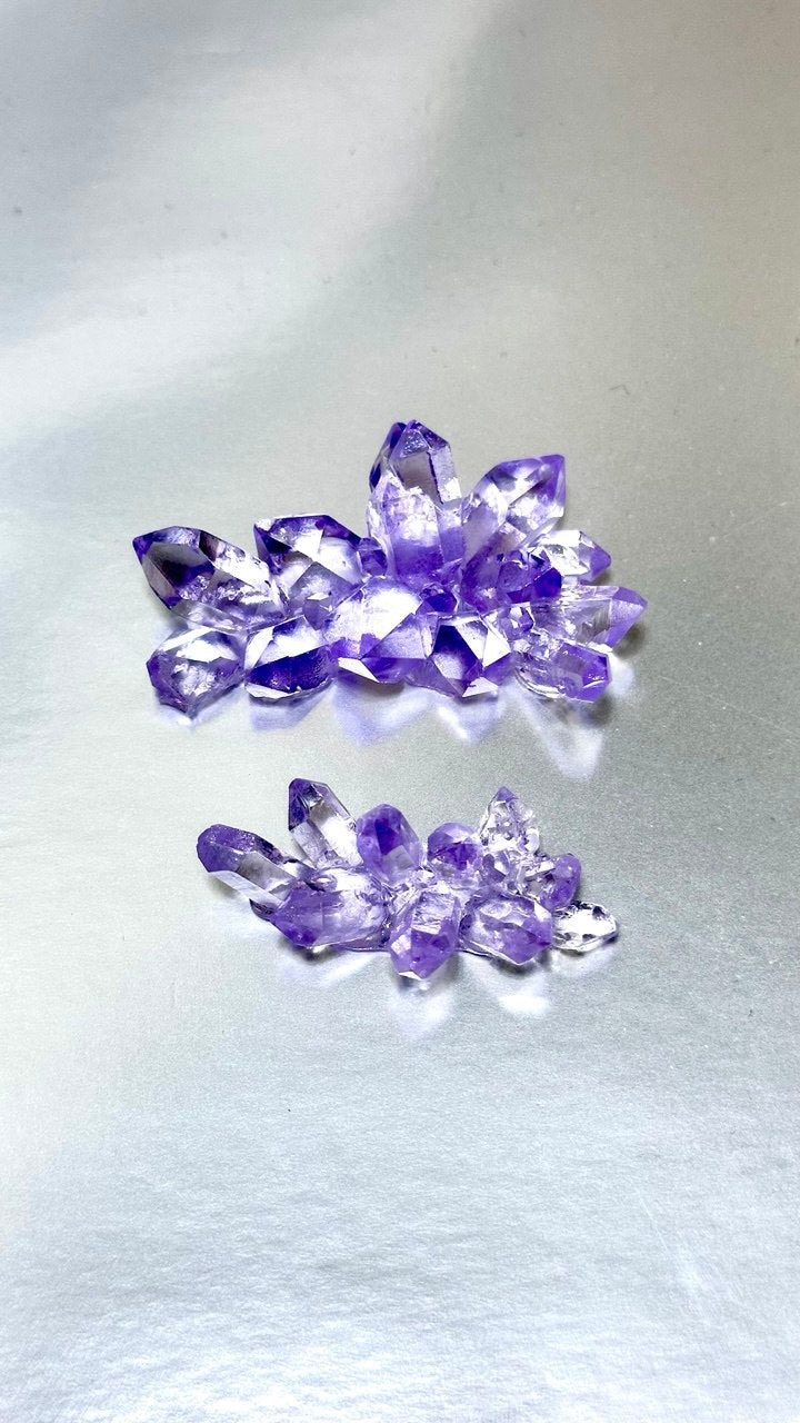 Shiny Crystal Silicone Mold Set - Luxurious Cluster Design for Resin Art - Ideas Decor Shop