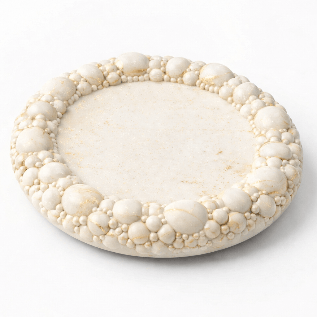 Silicone Coaster Mold: Round Bubble Edge - Ideas Decor Shop
