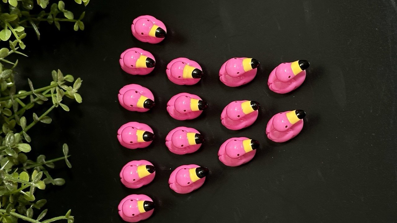 Silicone Mini Flamingo Mold Set, 15 Tiny Bird - Ideas Decor Shop