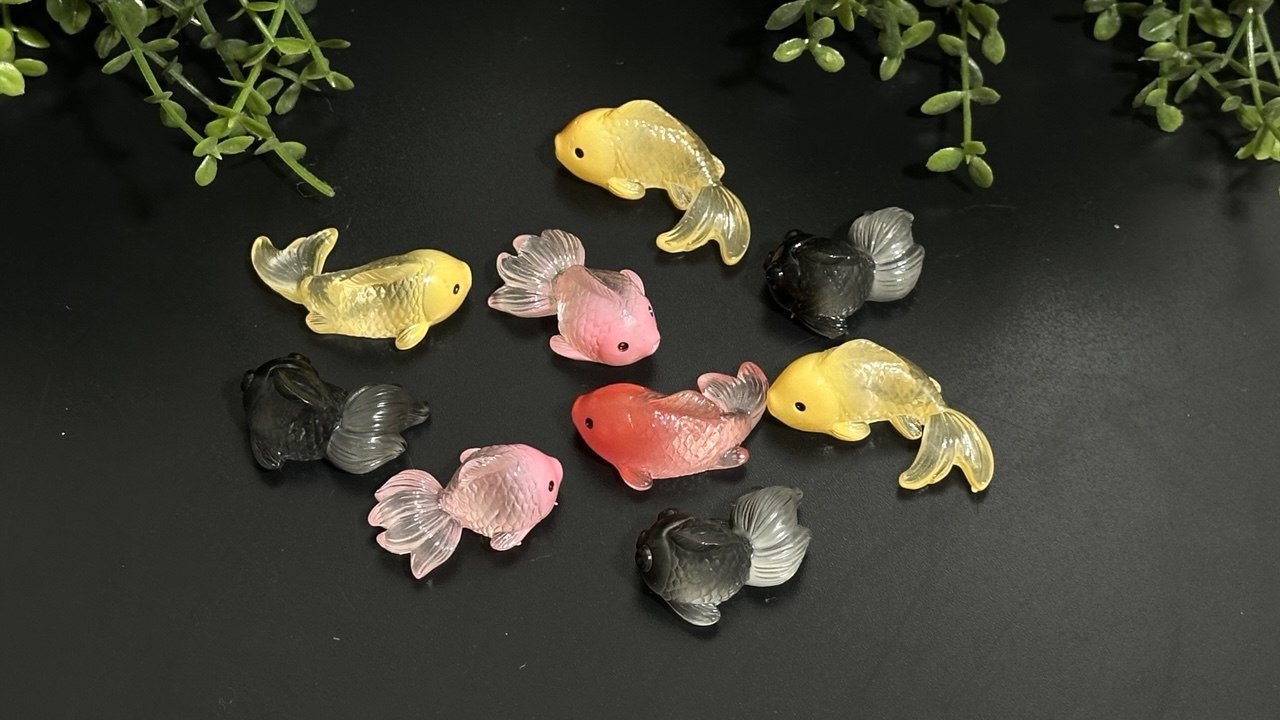 Silicone Mini Koi Charm Mold Set - 9 Designs - Ideas Decor Shop