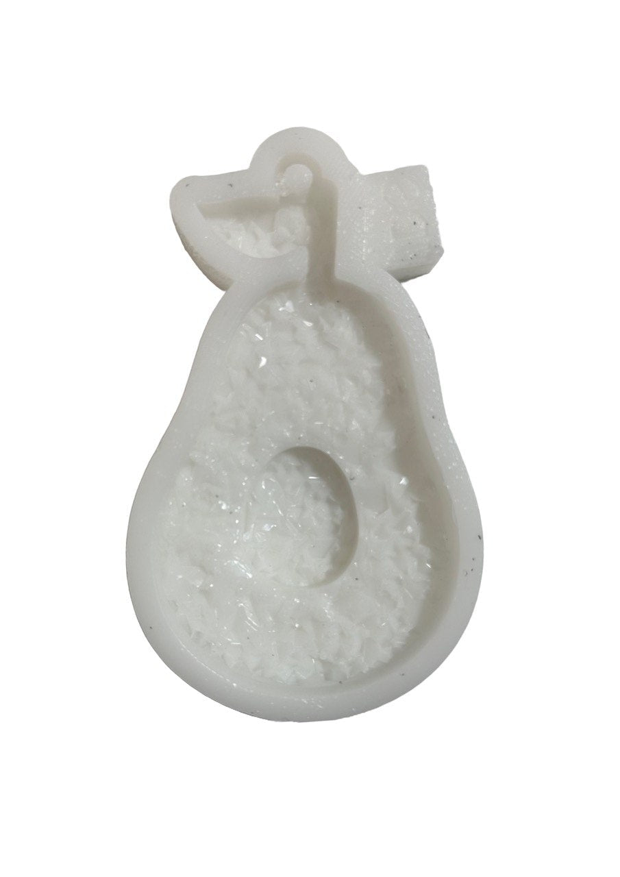 Silicone Mold Avocado Druzy Crystal Pendant - Ideas Decor Shop
