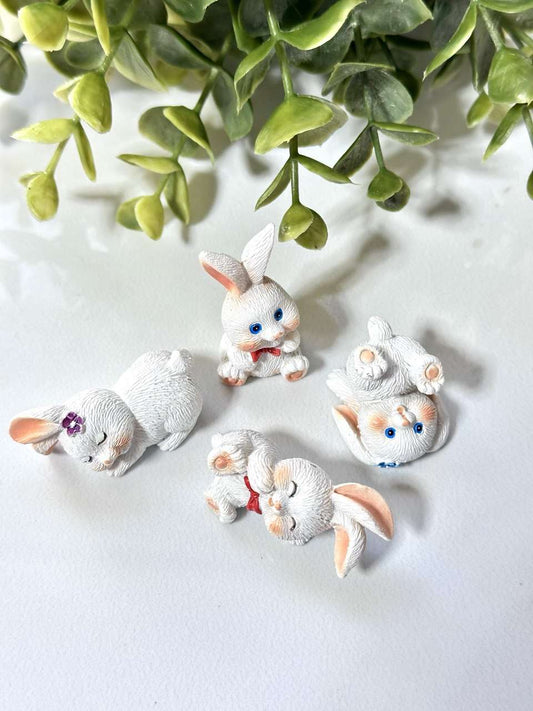 Silicone Mold Bunny Figurines Set of 4 – 2.5–4.5 cm - Ideas Decor Shop