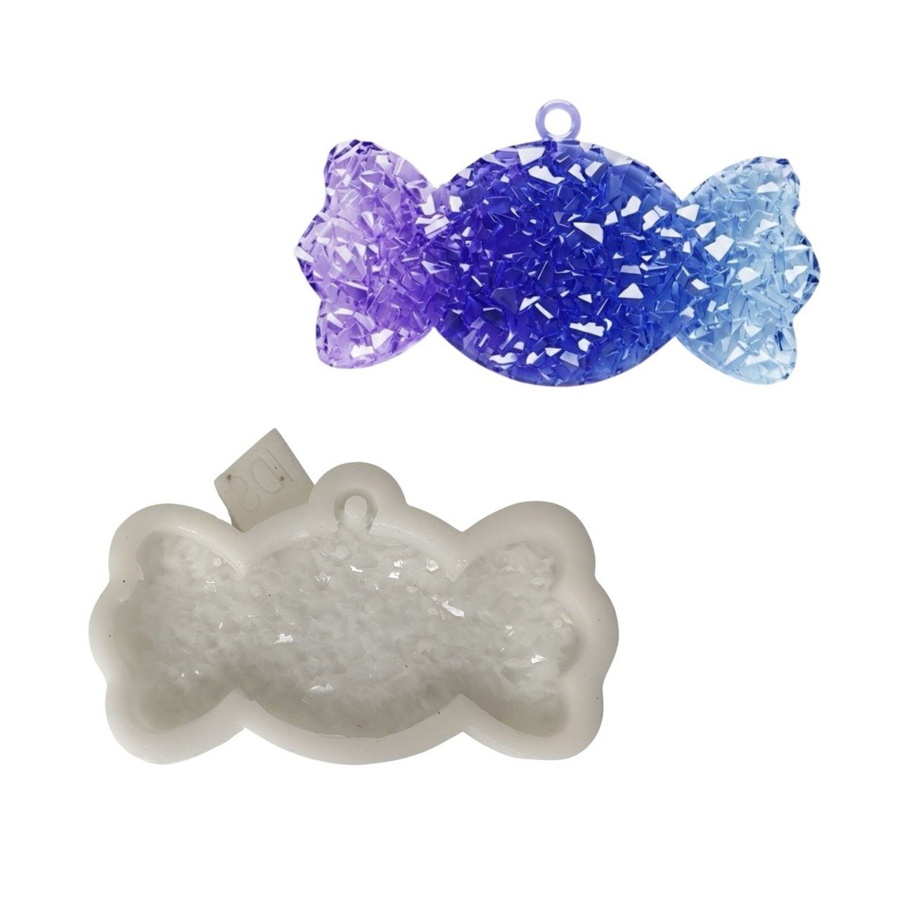Silicone Mold Candy Druzy 10cm x 6.8cm - Ideas Decor Shop