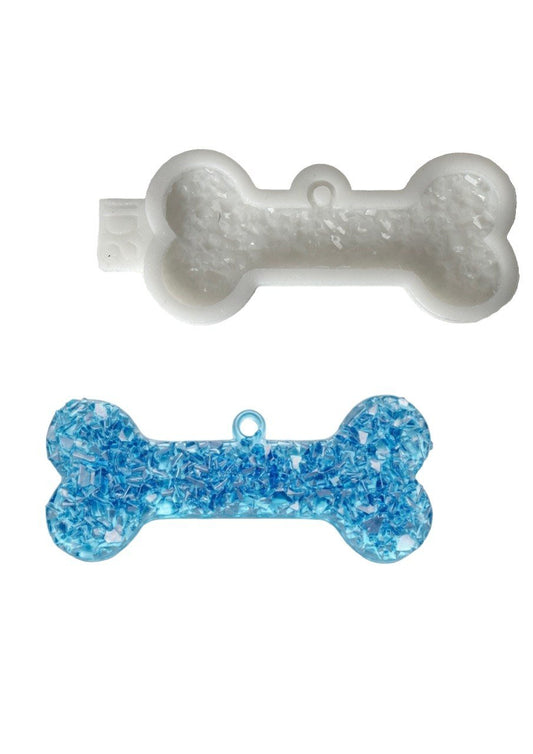 Silicone Mold Crystal Druzy Dog Bone - Ideas Decor Shop