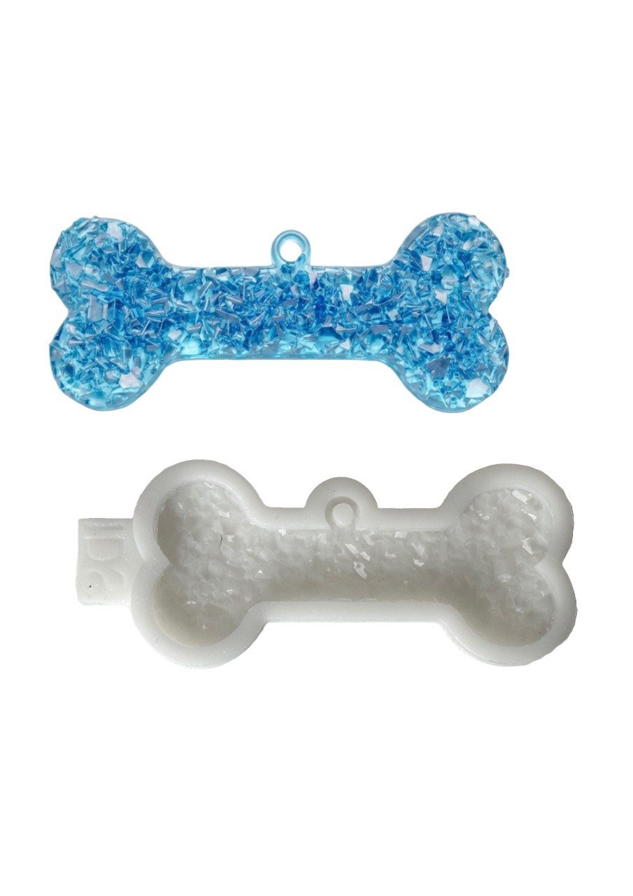Silicone Mold Crystal Druzy Dog Bone - Ideas Decor Shop