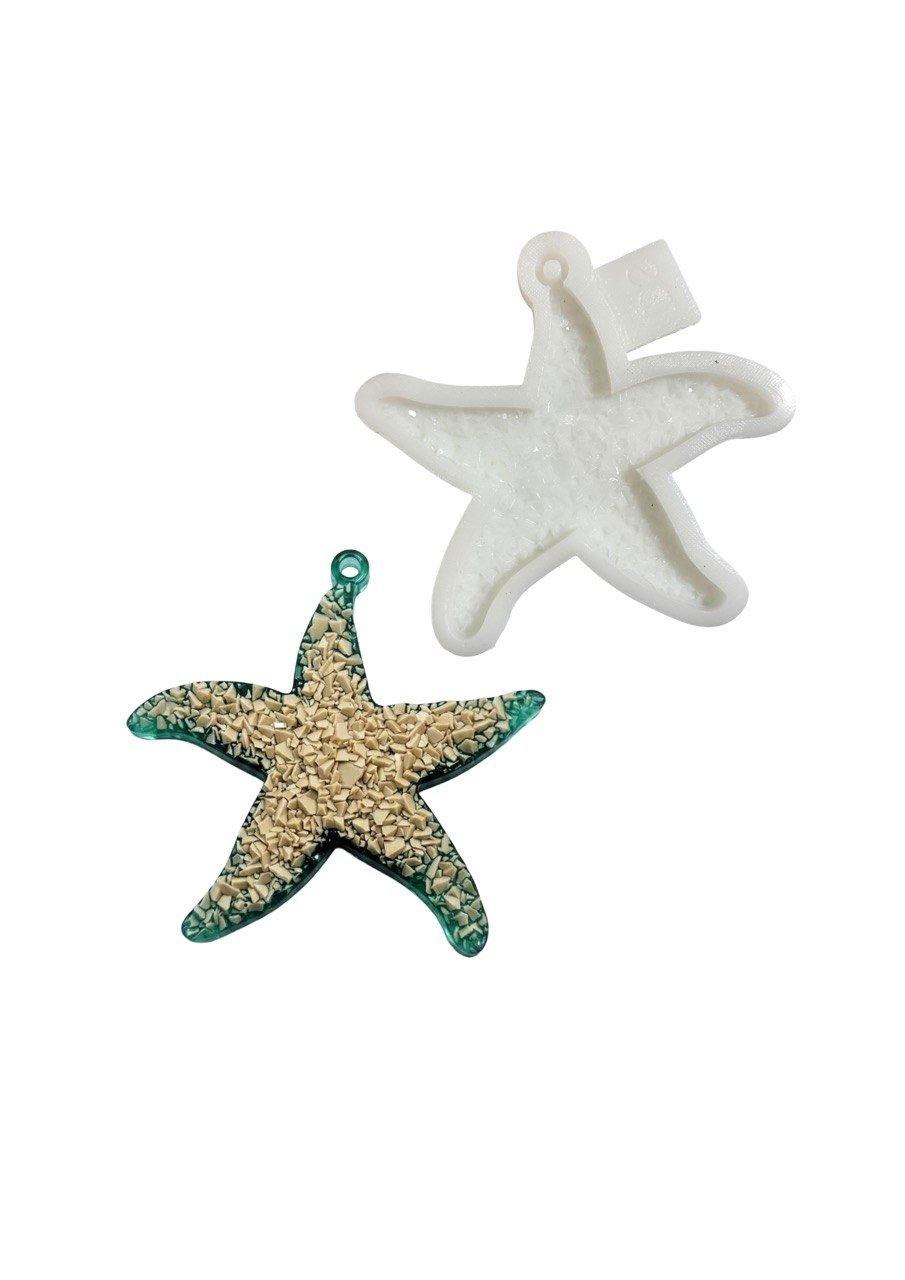 Silicone Mold Crystal Druzy Starfish - Ideas Decor Shop